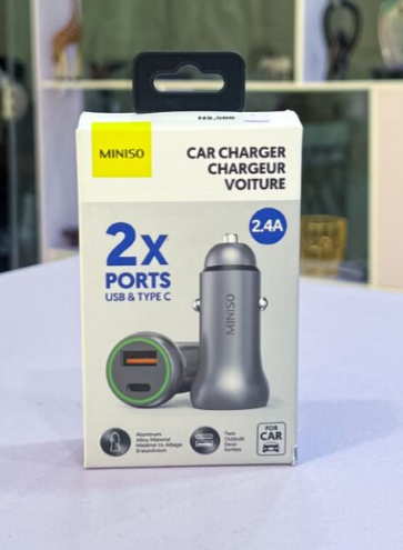 Car Charger (USB and Type C)
