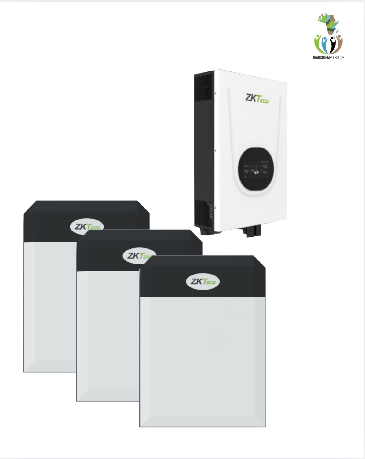 ZKTeco Solar Power  6.25kVA_5kW Inverter and 15kWh Lithium-ion Battery 