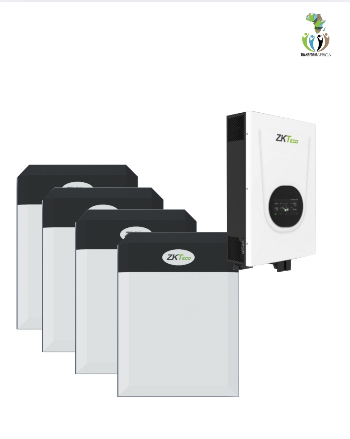 ZKTeco Solar Power 12.5kVA_10kW Inverter and 20kWh Lithium-ion Battery   No Solar PV Panels